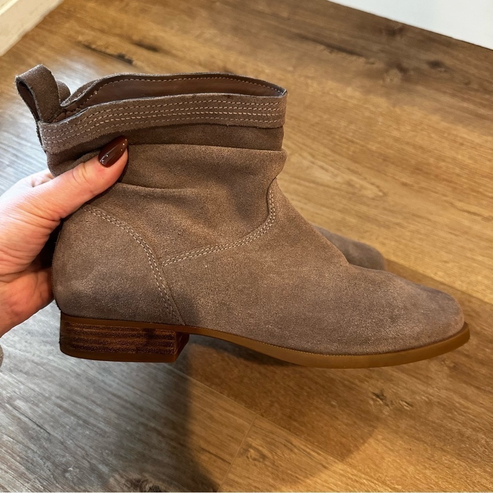 Koolaburra by UGG Lorelei Suede Boots Size 7 Women’s Taupe Brown Slouchy Shoes - Picture 2 of 7